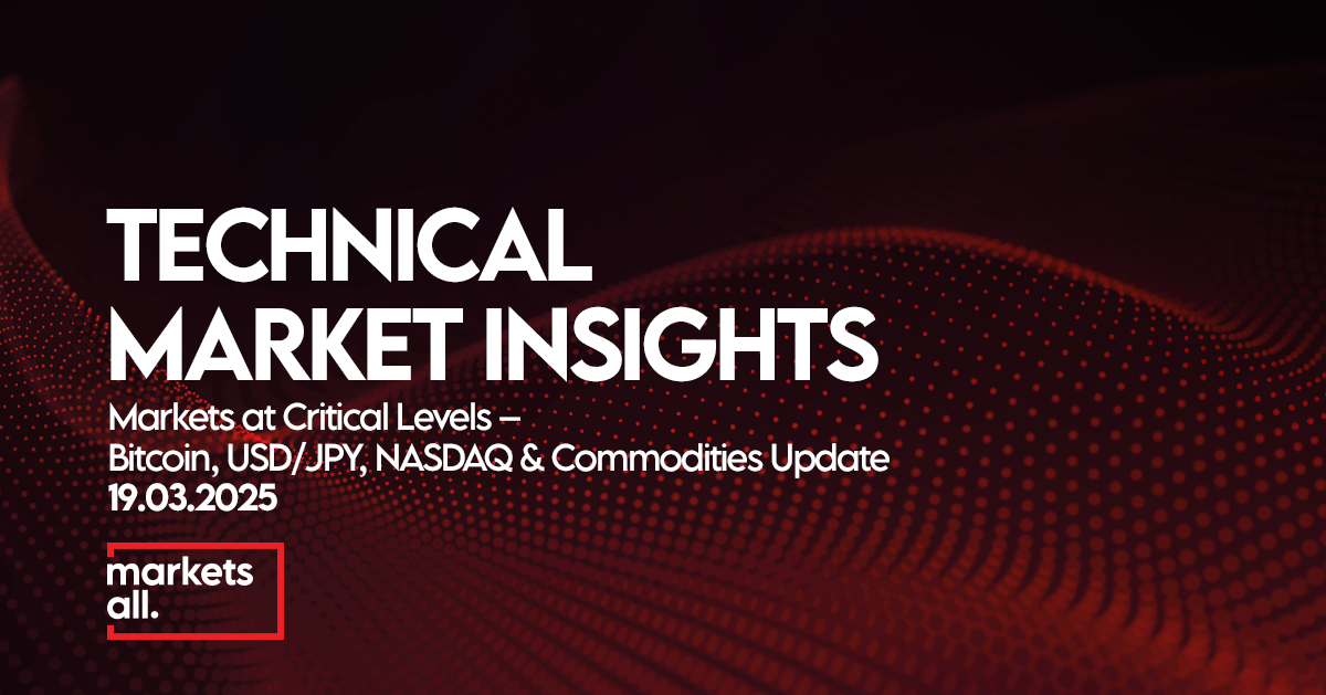 Market Trends: Bitcoin Resistance, USD/JPY Breakout, NASDAQ Consolidation, Copper Rally - Marketsall